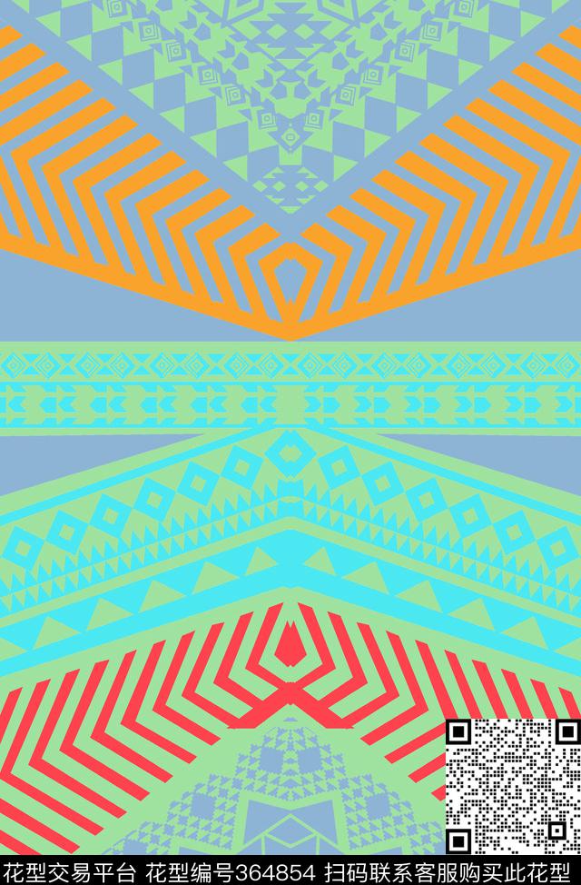 传统印花华亿平台下载（图片编号: 364854） - 瓦栏（Walan）