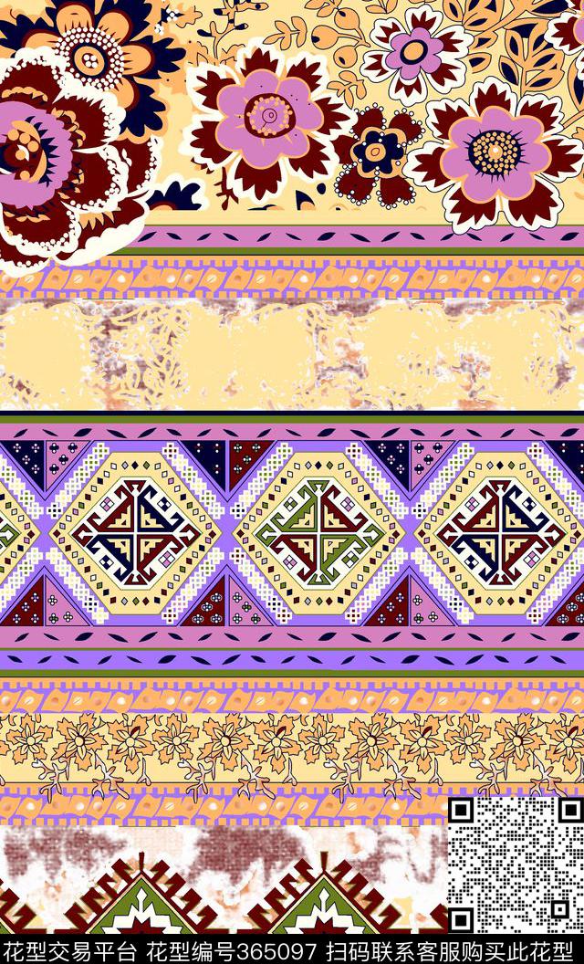 传统印花华亿平台下载（图片编号: 365097） - 瓦栏（Walan）