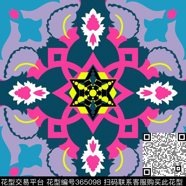 传统印花华亿平台下载（图片编号: 365098） - 瓦栏（Walan）