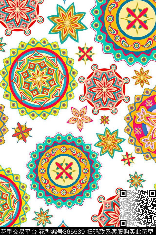 传统印花华亿平台下载（图片编号: 365539） - 瓦栏（Walan）