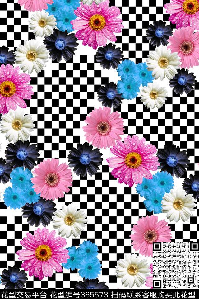 花卉植物数码印花华亿平台下载（图片编号: 365573） - 瓦栏（Walan）