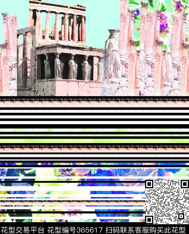 花卉数码印花华亿平台下载（图片编号: 365617） - 瓦栏（Walan）