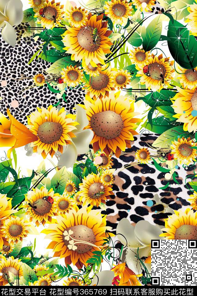 花鸟花卉数码印花华亿平台下载（图片编号: 365769） - 瓦栏（Walan）