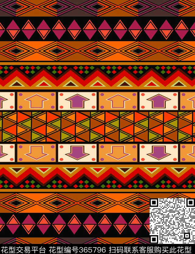 民族风传统印花华亿平台下载（图片编号: 365796） - 瓦栏（Walan）