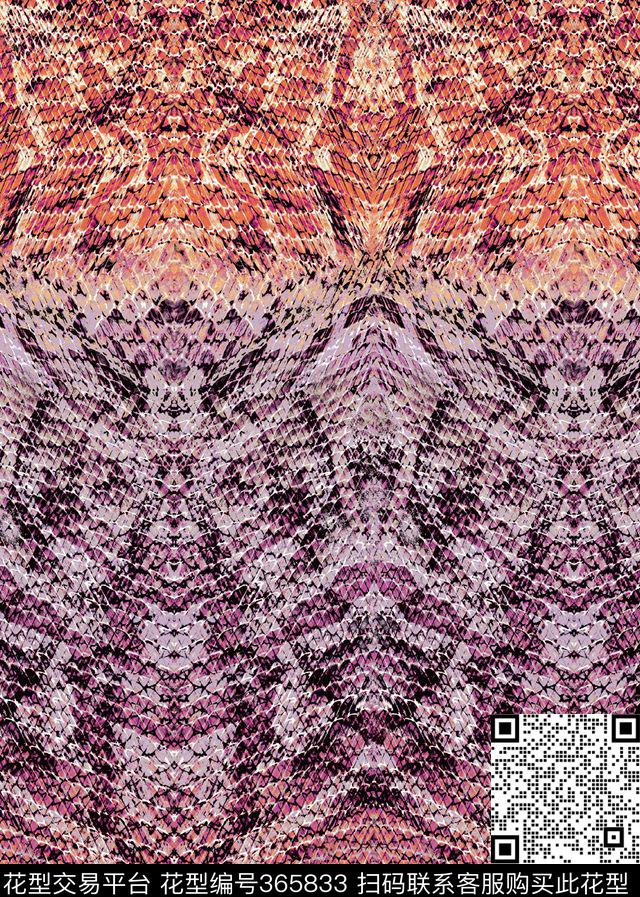 动物皮。蛇皮豹纹动物纹动物纹传统印花华亿平台下载（图片编号: 365833） - 瓦栏（Walan）