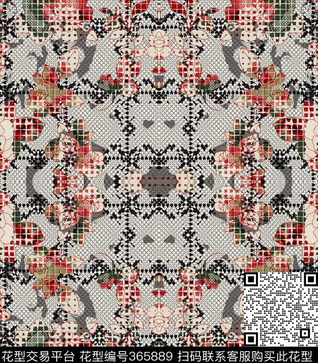 蛇皮动物皮传统印花华亿平台下载（图片编号: 365889） - 瓦栏（Walan）