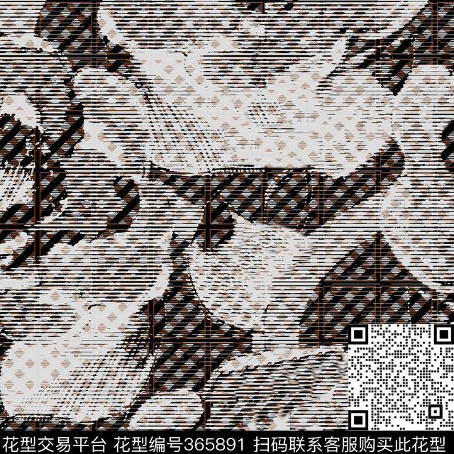 蛇皮动物皮豹纹动物纹传统印花华亿平台下载（图片编号: 365891） - 瓦栏（Walan）