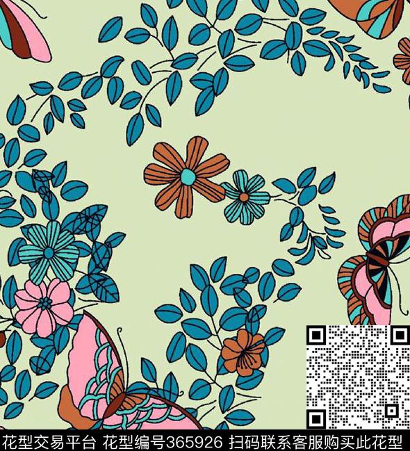 传统印花华亿平台下载（图片编号: 365926） - 瓦栏（Walan）