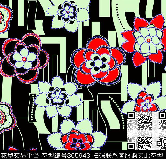 传统印花华亿平台下载（图片编号: 365943） - 瓦栏（Walan）