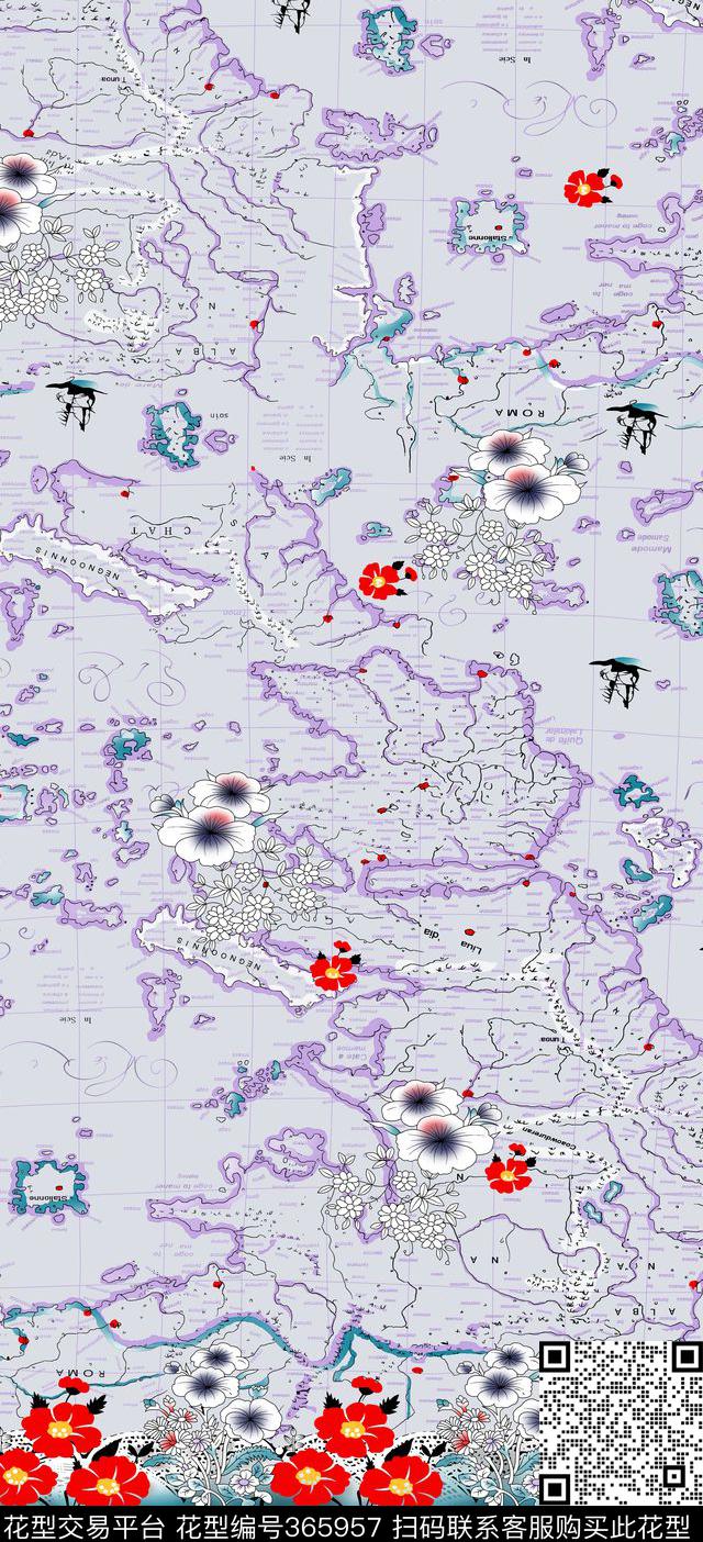 传统印花华亿平台下载（图片编号: 365957） - 瓦栏（Walan）