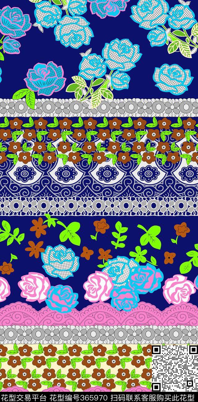 传统印花华亿平台下载（图片编号: 365970） - 瓦栏（Walan）