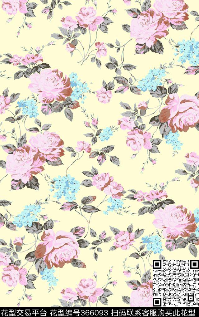 传统印花华亿平台下载（图片编号: 366093） - 瓦栏（Walan）