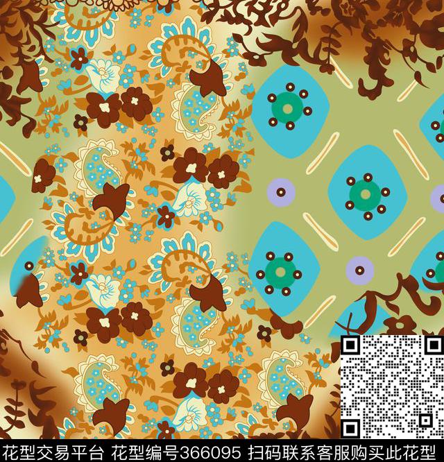 传统印花华亿平台下载（图片编号: 366095） - 瓦栏（Walan）