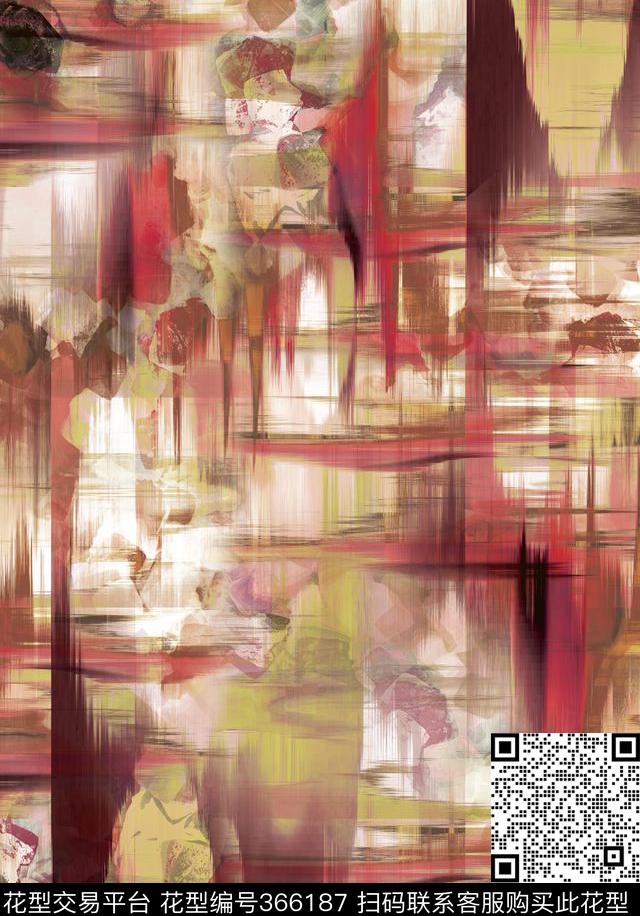 现代风格图案数码印花华亿平台下载（图片编号: 366187） - 瓦栏（Walan）