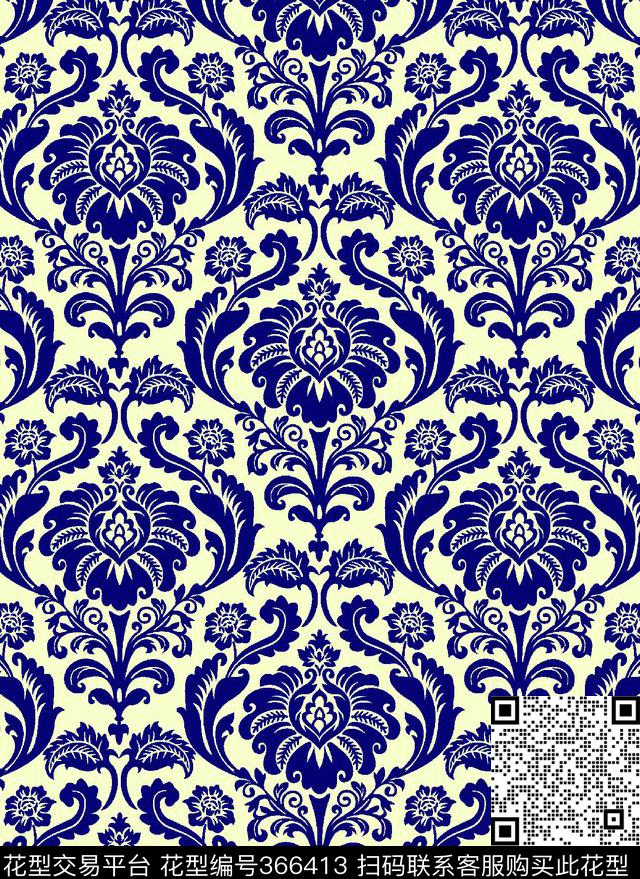 2014-08传统印花华亿平台下载（图片编号: 366413） - 瓦栏（Walan）