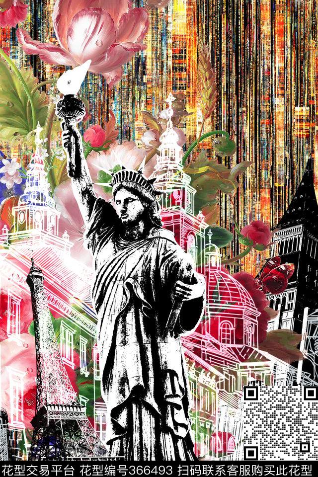 T-异域风情/Exotic数码印花华亿平台下载（图片编号: 366493） - 瓦栏（Walan）