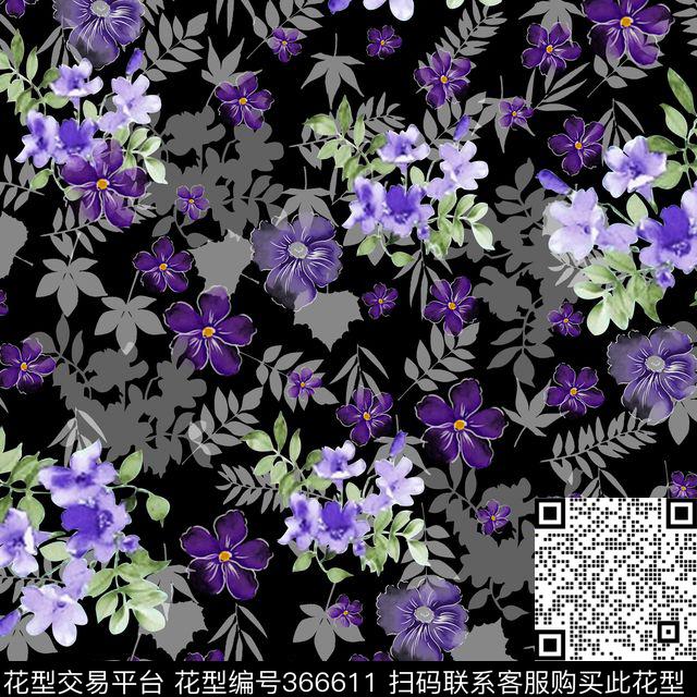 小碎花花卉简洁传统印花华亿平台下载（图片编号: 366611） - 瓦栏（Walan）