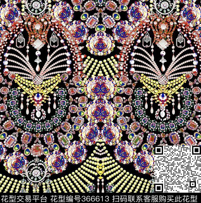 传统印花华亿平台下载（图片编号: 366613） - 瓦栏（Walan）