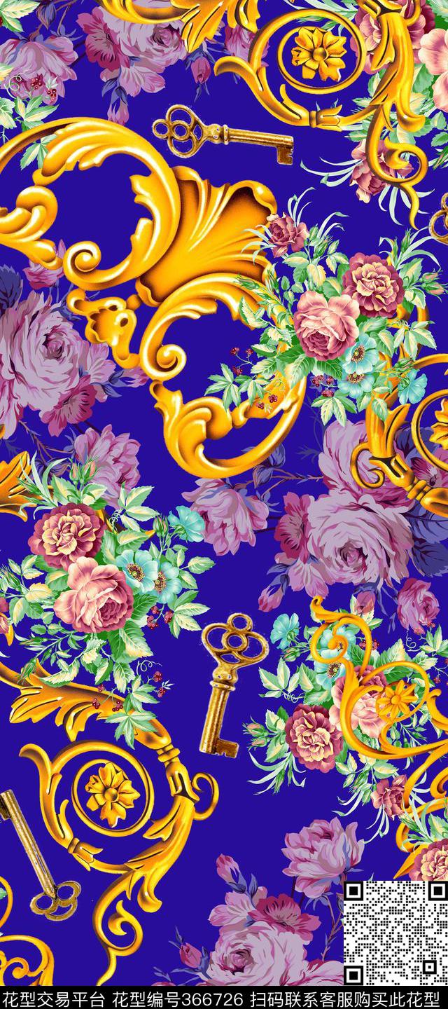 女装四方连续抽象几何
花鸟植物数码印花华亿平台下载（图片编号: 366726） - 瓦栏（Walan）