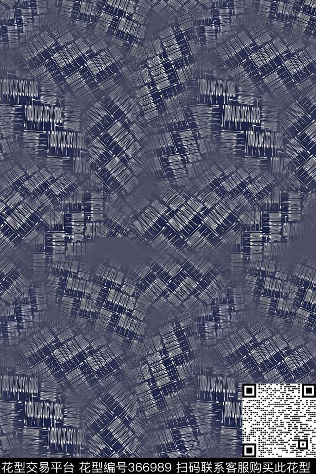 几何抽象朦胧数码印花华亿平台下载（图片编号: 366989） - 瓦栏（Walan）