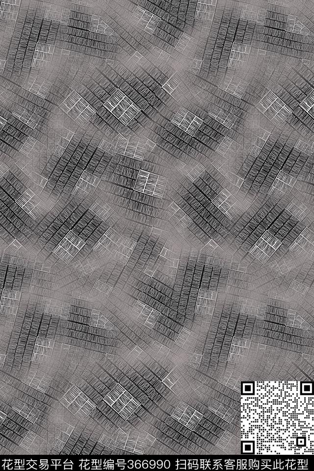几何抽象朦胧数码印花华亿平台下载（图片编号: 366990） - 瓦栏（Walan）