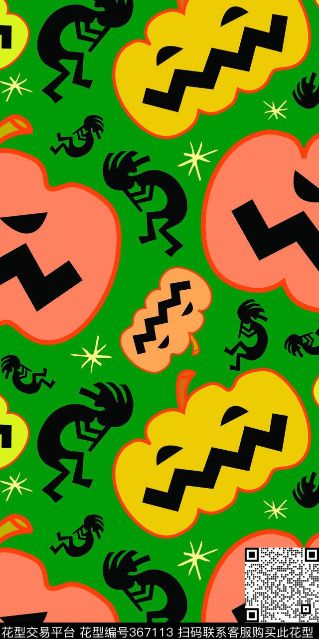 卡通传统印花华亿平台下载（图片编号: 367113） - 瓦栏（Walan）