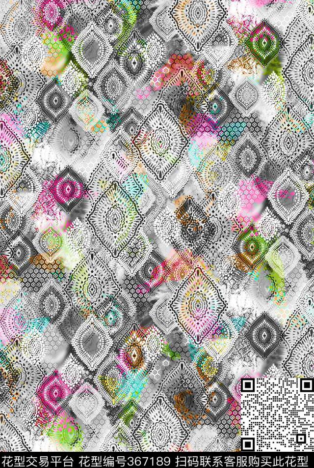 个性休闲数码印花华亿平台下载（图片编号: 367189） - 瓦栏（Walan）