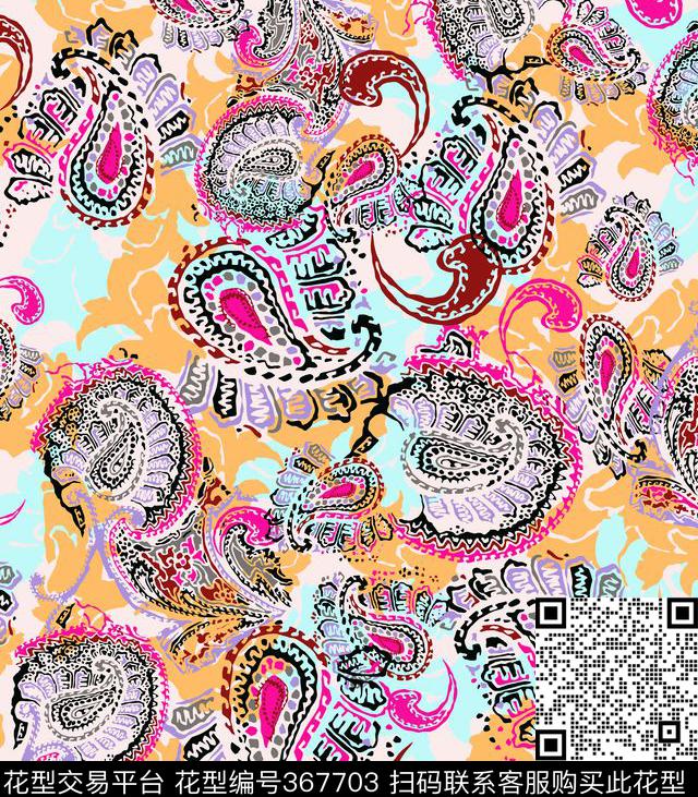 传统印花华亿平台下载（图片编号: 367703） - 瓦栏（Walan）