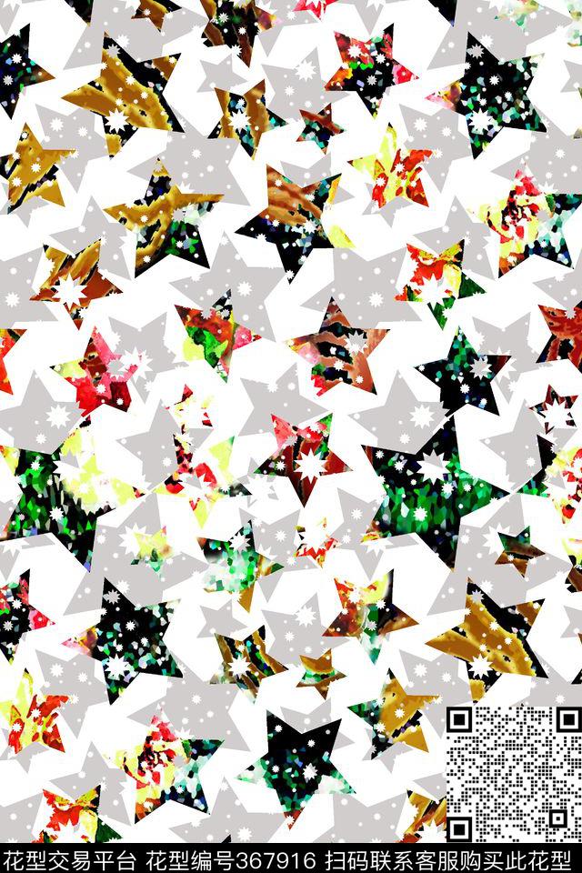 个性休闲数码印花华亿平台下载（图片编号: 367916） - 瓦栏（Walan）