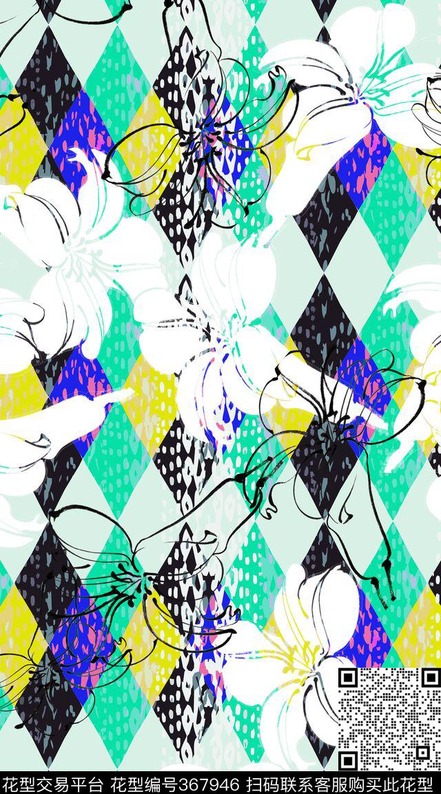 几何传统印花华亿平台下载（图片编号: 367946） - 瓦栏（Walan）