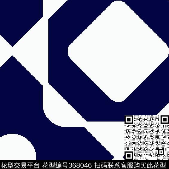 不规则几何男装几何图时尚简单传统印花华亿平台下载（图片编号: 368046） - 瓦栏（Walan）