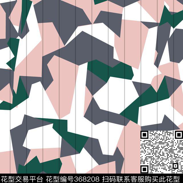 几何男装年轻时尚传统印花华亿平台下载（图片编号: 368208） - 瓦栏（Walan）