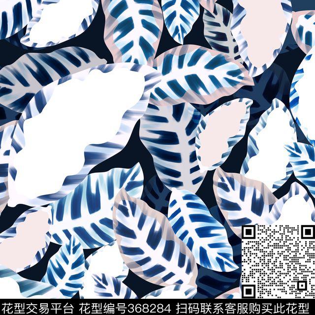 手绘植物男装华亿平台数码印花华亿平台下载（图片编号: 368284） - 瓦栏（Walan）