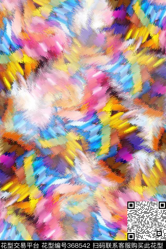 炫彩几何抽象炫彩几何抽象数码印花华亿平台下载（图片编号: 368542） - 瓦栏（Walan）
