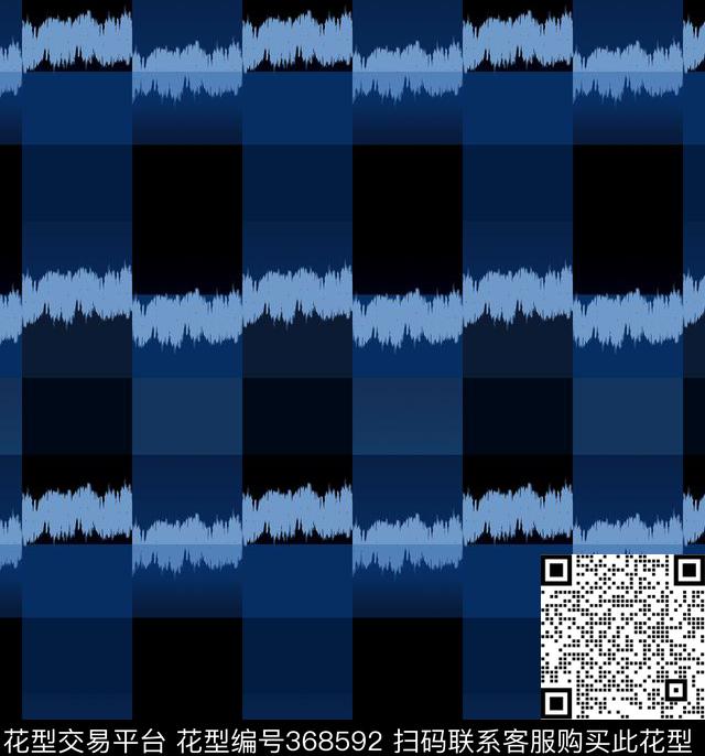 抽象几何男装华亿平台传统印花华亿平台下载（图片编号: 368592） - 瓦栏（Walan）