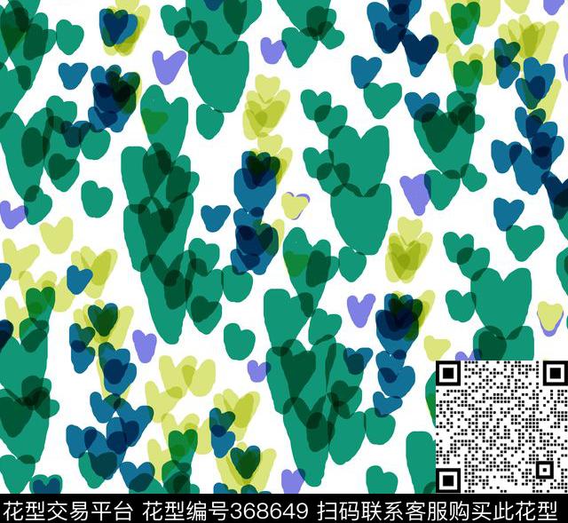 手绘笔触可爱传统印花华亿平台下载（图片编号: 368649） - 瓦栏（Walan）