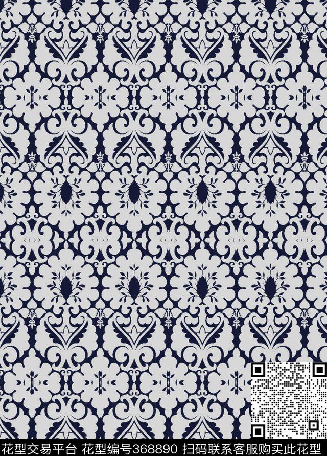 复古纹路男装纹路男装印花集锦数码印花华亿平台下载（图片编号: 368890） - 瓦栏（Walan）