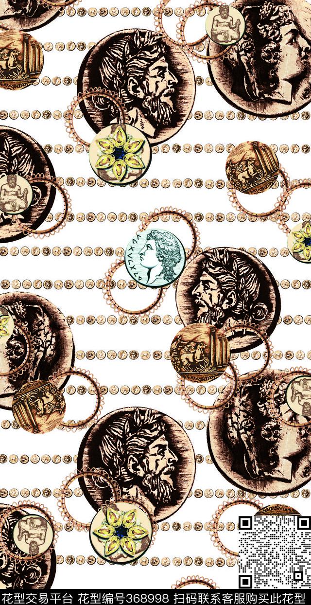 欧式复古数码印花华亿平台下载（图片编号: 368998） - 瓦栏（Walan）