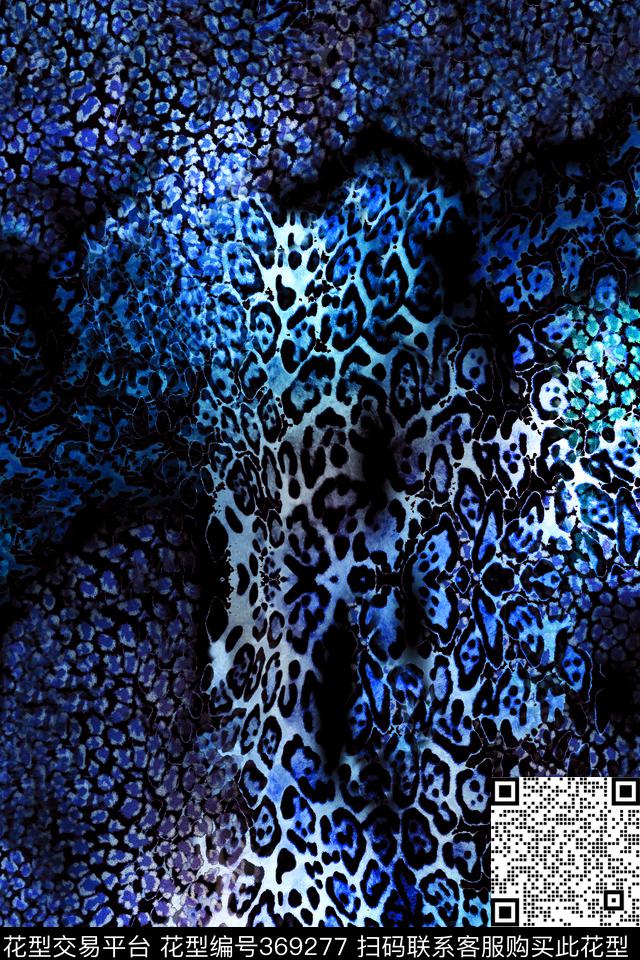 豹纹休闲数码印花华亿平台下载（图片编号: 369277） - 瓦栏（Walan）