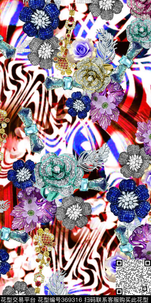 珠宝首饰器皿数码印花华亿平台下载（图片编号: 369316） - 瓦栏（Walan）