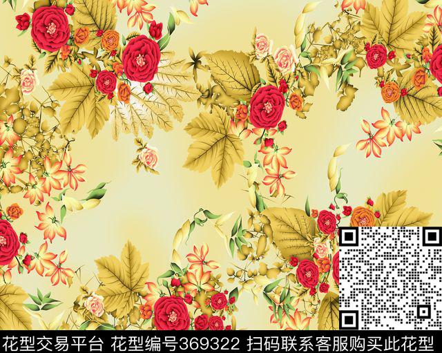 花传统印花华亿平台下载（图片编号: 369322） - 瓦栏（Walan）