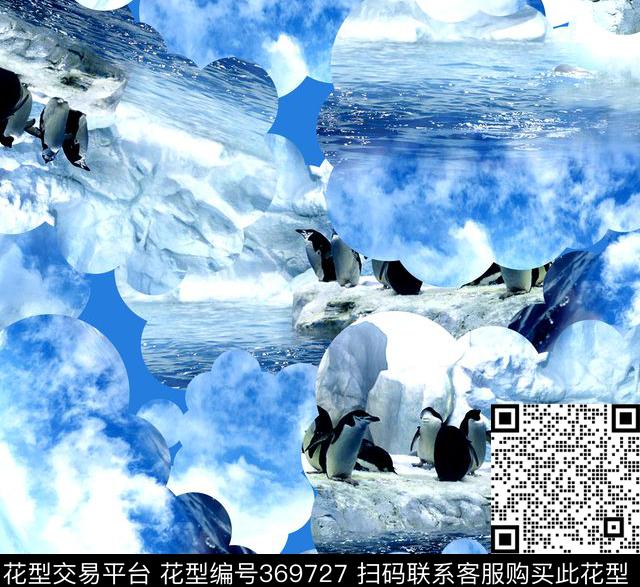 企鹅动物图片数码印花华亿平台下载（图片编号: 369727） - 瓦栏（Walan）