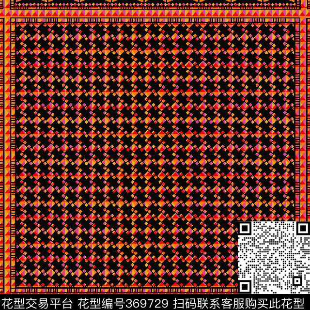 时尚民族风方巾传统印花华亿平台下载（图片编号: 369729） - 瓦栏（Walan）