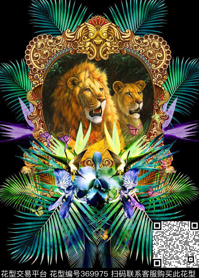 定位动物数码印花华亿平台下载（图片编号: 369975） - 瓦栏（Walan）