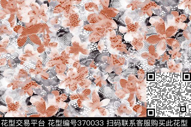 纹理花瓣渲染传统印花华亿平台下载（图片编号: 370033） - 瓦栏（Walan）