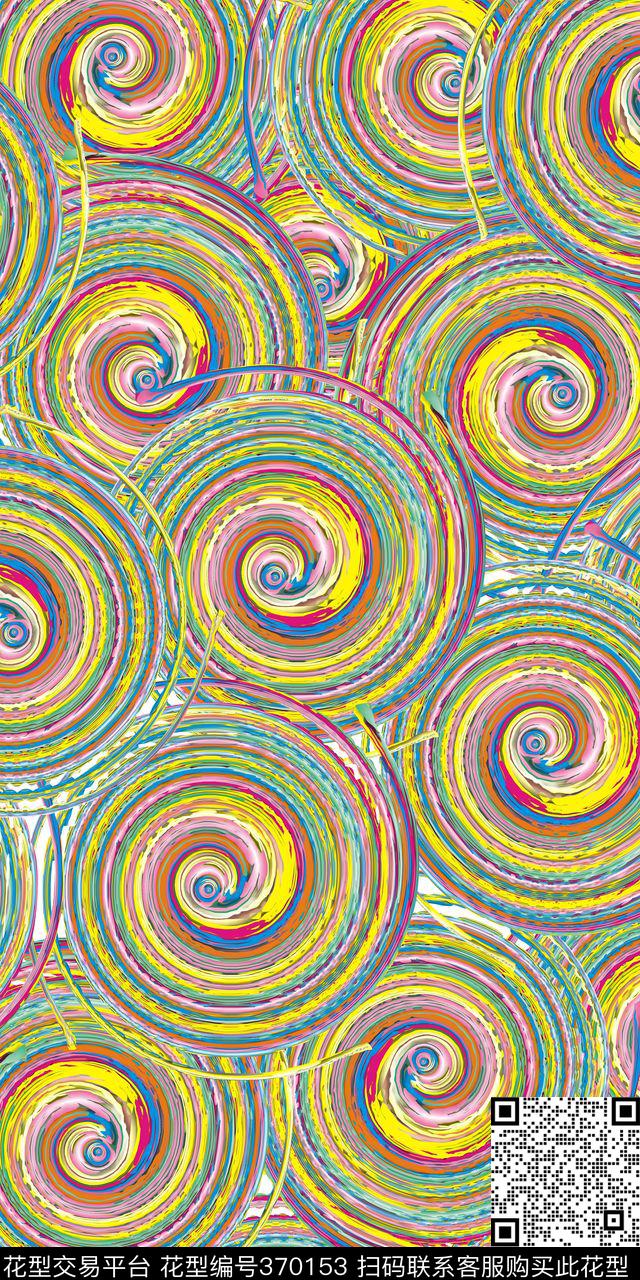 抽象数码印花华亿平台下载（图片编号: 370153） - 瓦栏（Walan）