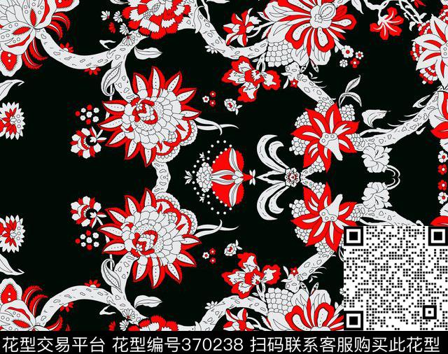 传统印花华亿平台下载（图片编号: 370238） - 瓦栏（Walan）