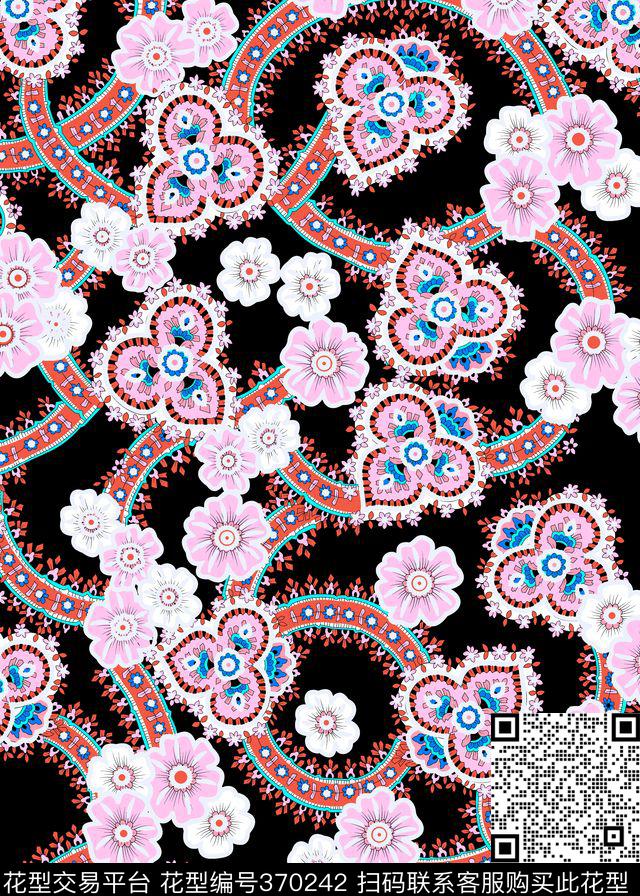 传统印花华亿平台下载（图片编号: 370242） - 瓦栏（Walan）