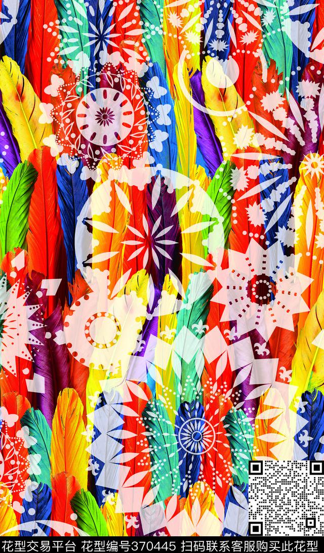 最炫民族风数码印花华亿平台下载（图片编号: 370445） - 瓦栏（Walan）