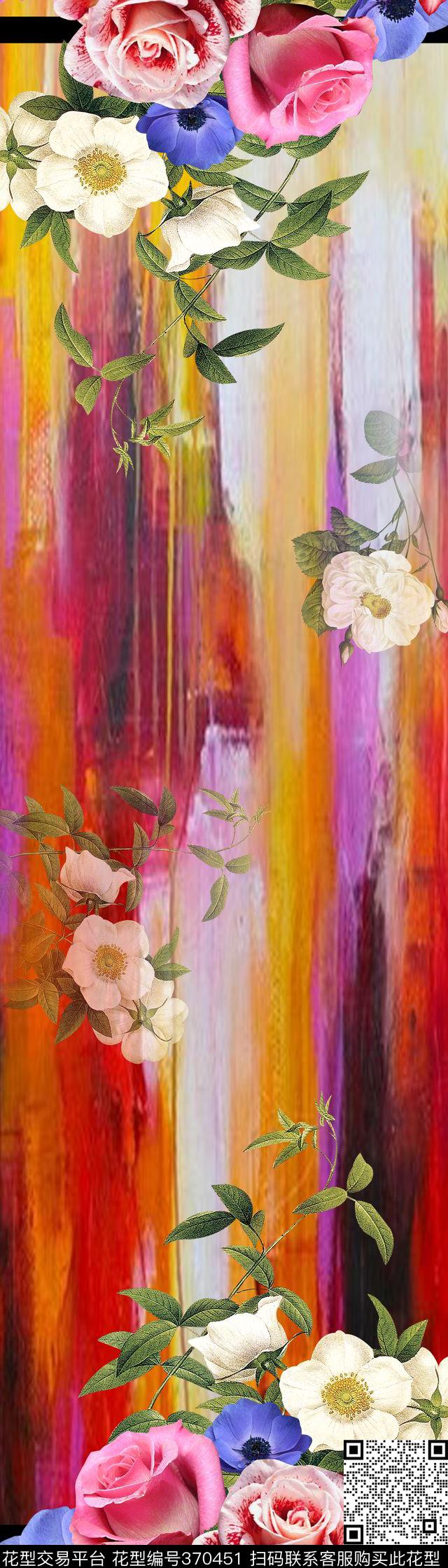 定位花卉数码印花华亿平台下载（图片编号: 370451） - 瓦栏（Walan）